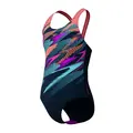 Speedo | Placement Splashback Uimapuku Sininen/Oranssi | Endurance+