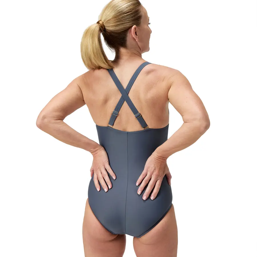 Speedo | V Neck Shaping Uimapuku Harmaa | Shaping Ocean Rec | Koko 40 