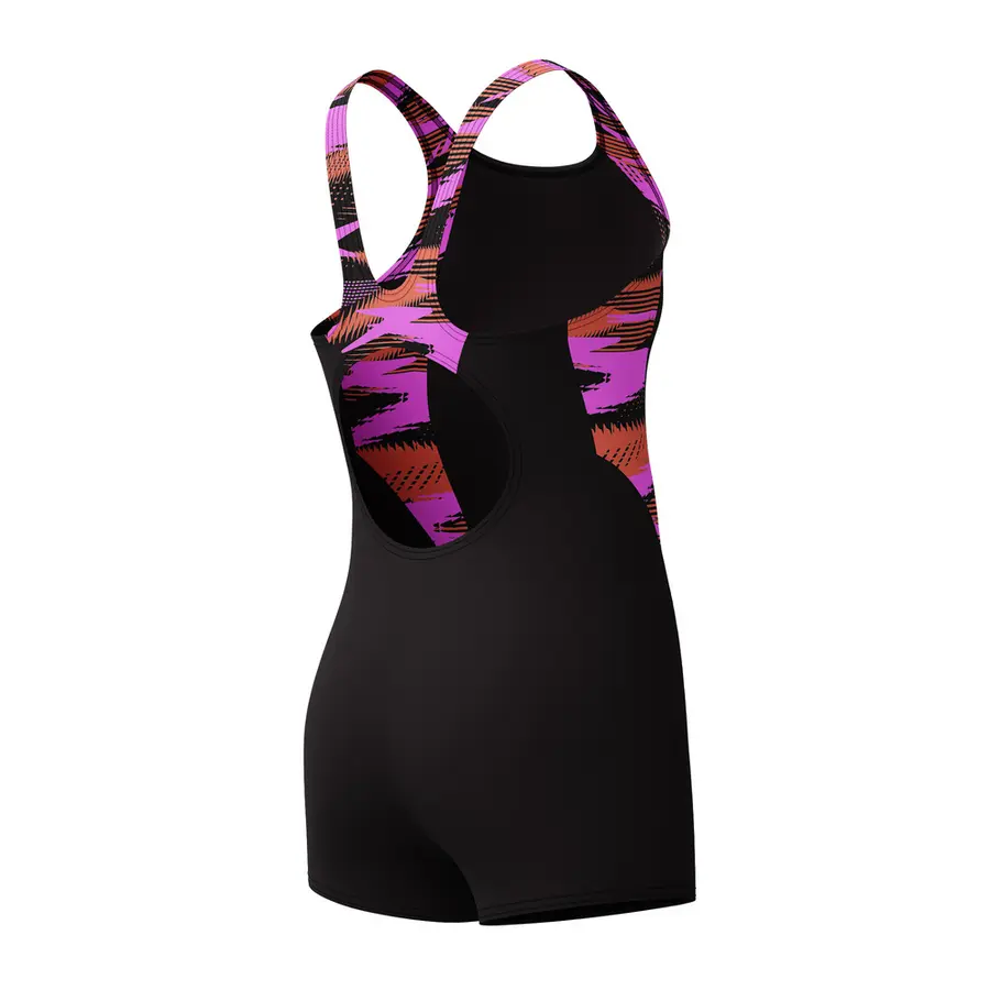 Speedo | HyperBoom Legsuit Uimapuku Musta/Pinkki | EnduraFlex | Koko 116 