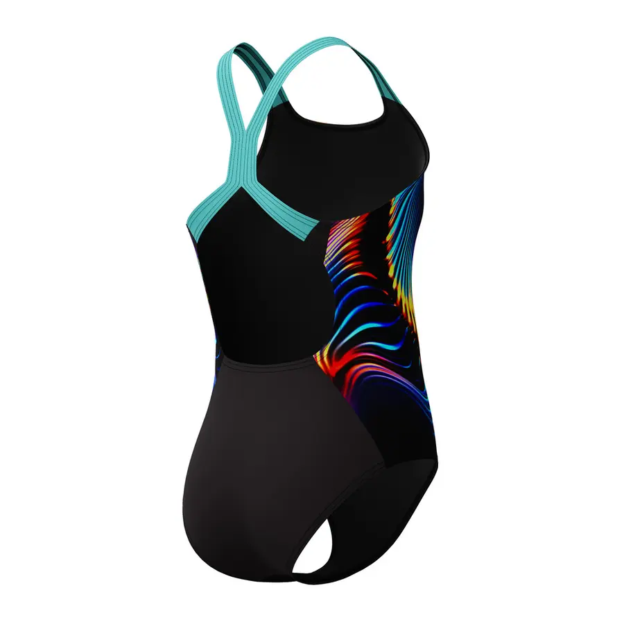 Speedo | Placement Powerback Uimapuku Monivärinen | ECO Endurance+ | Koko 116 