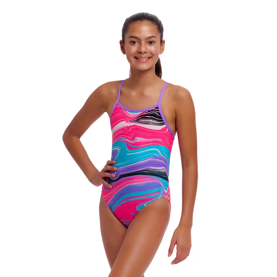 Funkita | Sweetest Swirl Uimapuku Polyesteri | Koko 128 