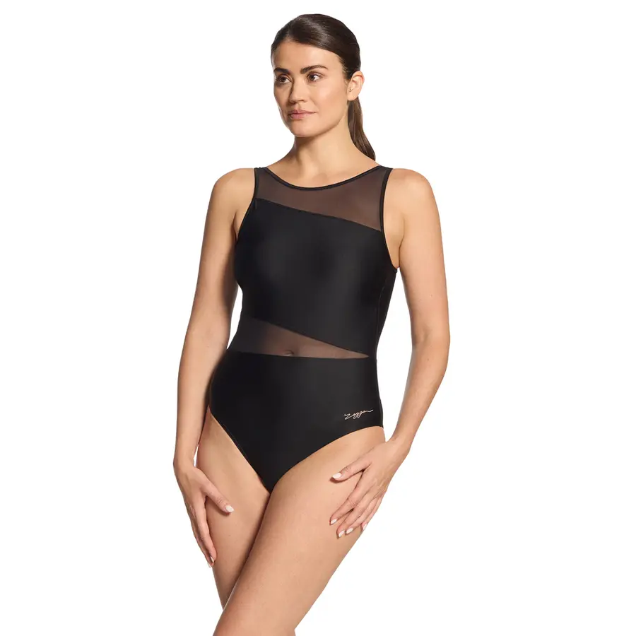 Zoggs | Rustique Mesh V back Uimapuku Musta | Mesh V Back | Koko 36 