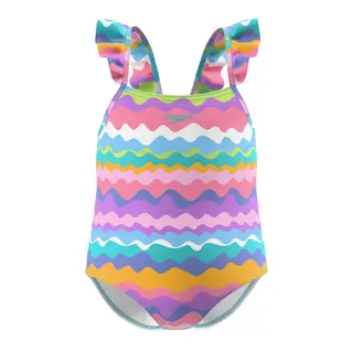 Speedo | Frill Thinstrap Uimapuku jr Monivärinen | EnduraSoft