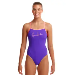 Funkita | Purple Punch Uimapuku 36 Violetti | Single Strap One Piece