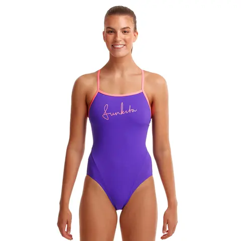 Funkita | Purple Punch Uimapuku Violetti | Single Strap One Piece