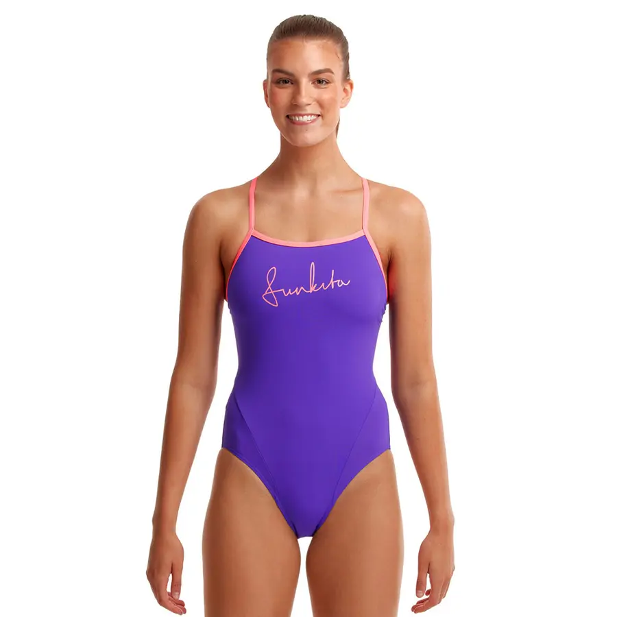 Funkita | Purple Punch Uimapuku 36 Violetti | Single Strap One Piece 