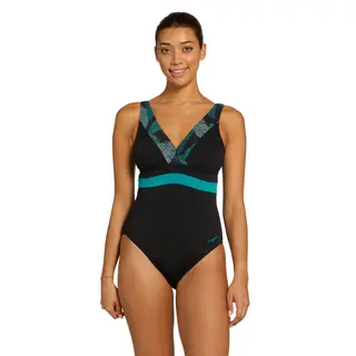 Zoggs | Evergreen Uimapuku Musta/Monivärinen | Square Back