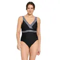 Zoggs | Opulence Uimapuku Musta/valkoinen | Square Back | Koko 36