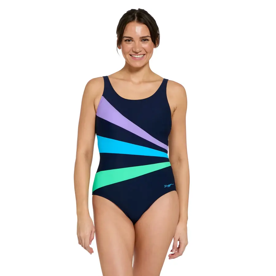 Zoggs | Circus Sandon Uimapuku Monivärinen | Adj. Scoopback | Koko 48 