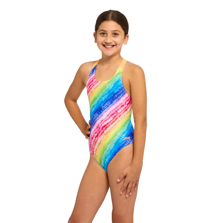 Zoggs | Rainbow Ripple Uimapuku jr Monivärinen | Flyback | 116cm 