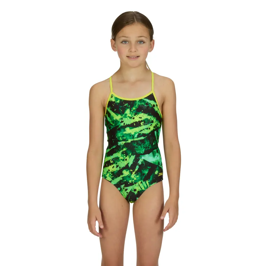 Zoggs | Greengame Uimapuku jr Monivärinen | Sprintback | Koko 116cm 