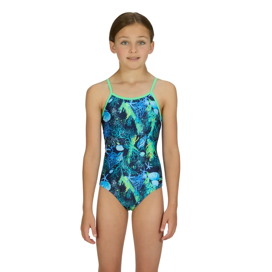 Zoggs | Seaside Uimapuku jr Monivärinen | Yaroomba Floral | Koko 152 