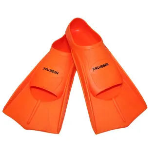 Silicone Training Fin - Short Blade Orange - 35-36