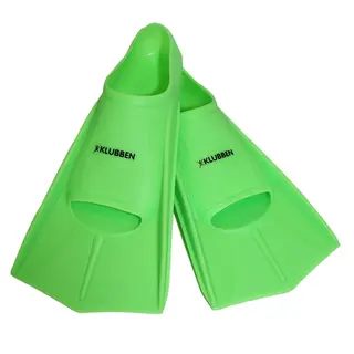 Silicone Training Fin - Short Blade Green - 37-38