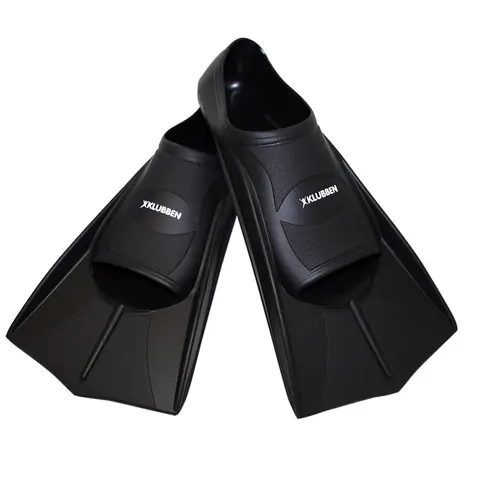 Silicone Training Fin - Short Blade Black - 47-48