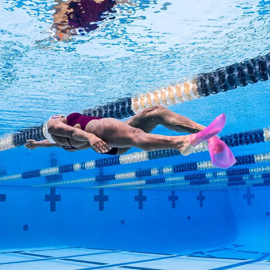 FINIS SlipFin Pro Uintiräpylät S Vaaleanpunainen | Lyhyt lapa 