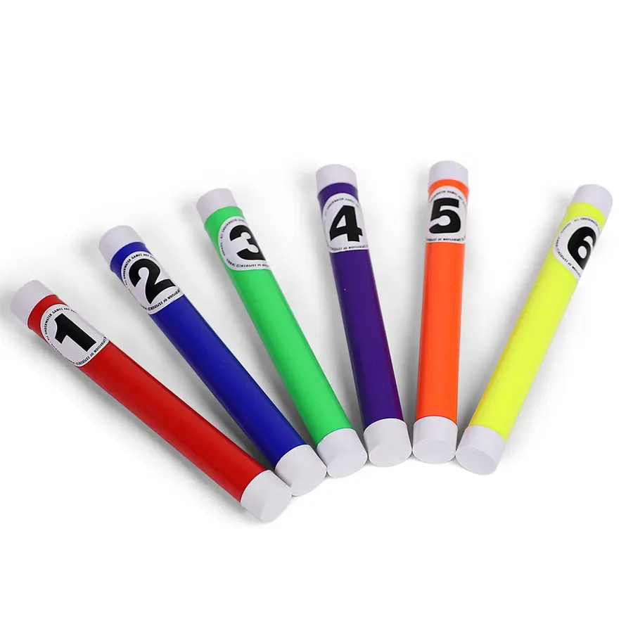 Sukellustikut | 6 kpl Värikkäät ja numeroidut sukellustikut 