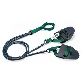 StrechCordz&#174; with Paddles - vihre&#228; Harjoitusv&#228;line hiomaan uintivetoasi