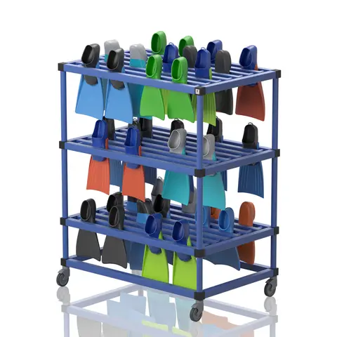 Mobile shelf for flippers (fins) Velg farge: