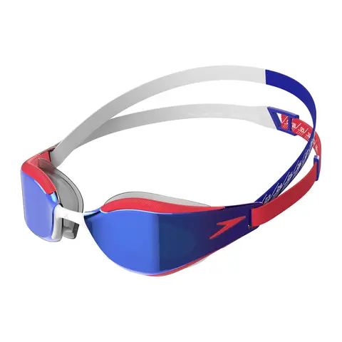 Speedo | Hyper Elite Uimalasit Sininen peililinssi | Punainen kehys