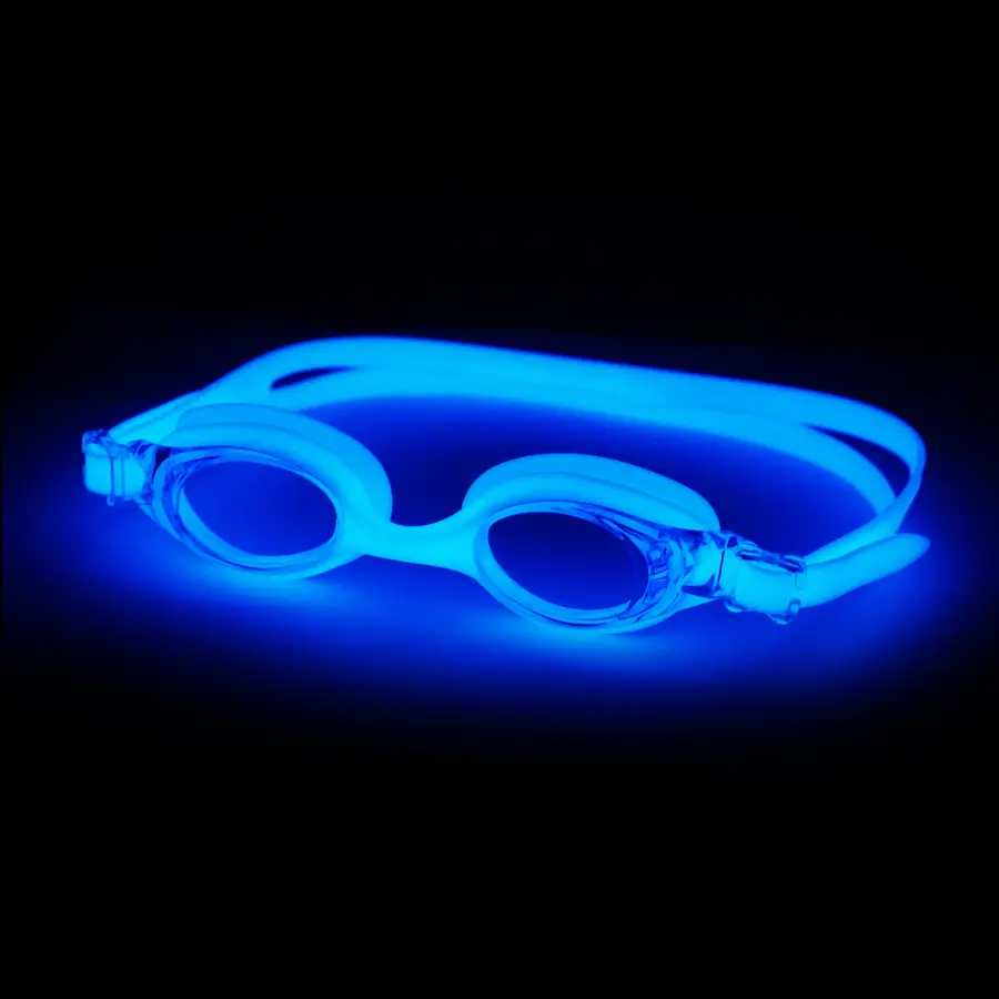 Finis | FlowGlow Uimalasit | Sininen Pimeässä hohtavat uimalasit | 4-12 v 