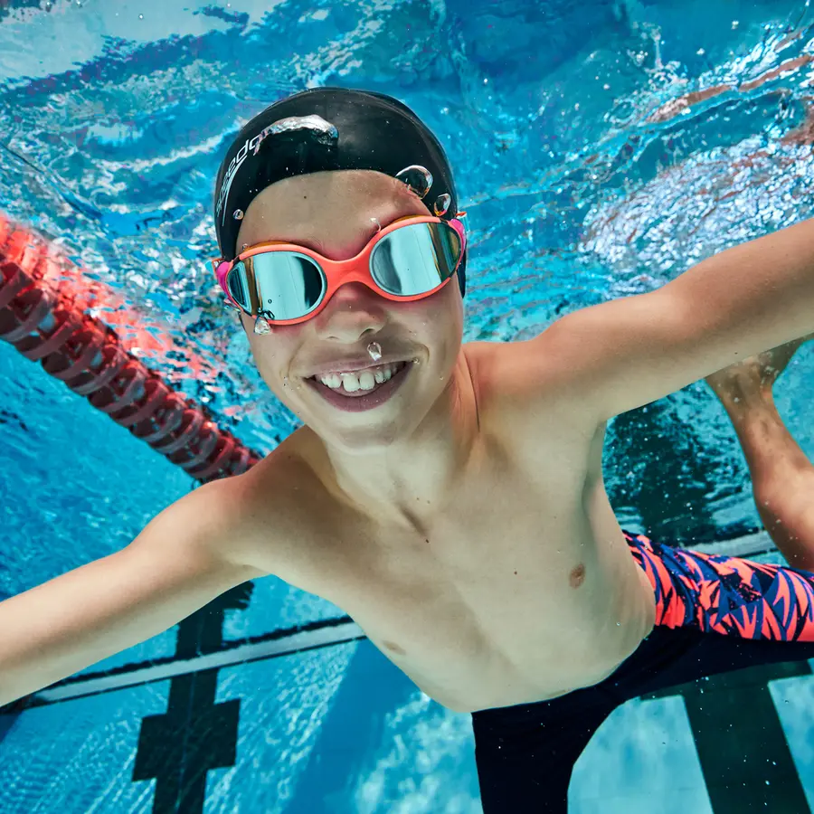 Speedo | Biofuse 2.0 Junior Uimalasit Värikäs kehys | Hopea linssi | 6-14 v 