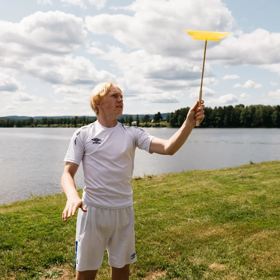 Mr Babache | Jongleerauslautanen 24 cm | Keltainen 