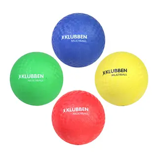 Klubben Multipallo setti | 15 cm 4 eri v&#228;ri&#228; | 4 kpl