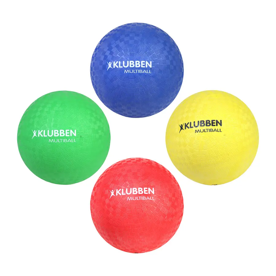 Klubben Multipallo setti | 15 cm 4 eri väriä | 4 kpl 