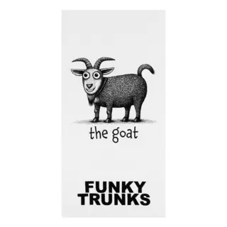 Funky | The Goat Pyyhe 80 x 160 cm | Puuvillaa