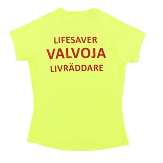 Uinninvalvojan Tekninen T-Paita Naisten | LIFESAVER-tekstillä