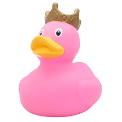 XXL Duck with Crown Pink 25 cm