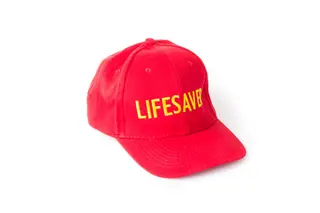 Uinninvalvojan Lippis LIFESAVER-tekstillä