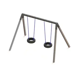 Klubben | Keinuteline 2 istuimelle | 4x3,1 m