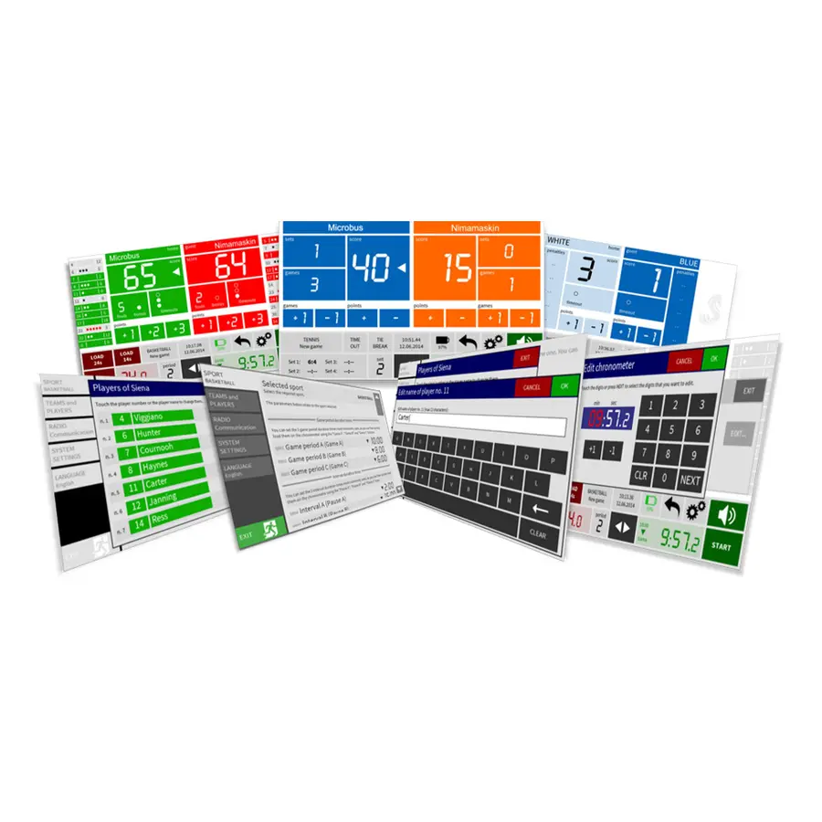 Malmsten | Tulostaulu MR550Lx200 Vesipallo | Sisäkäyttöön 