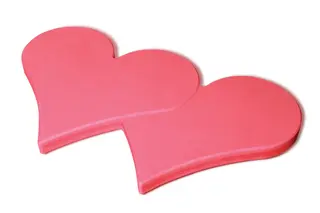 Dobble hjerter M&#229;l: 68x12x5cm