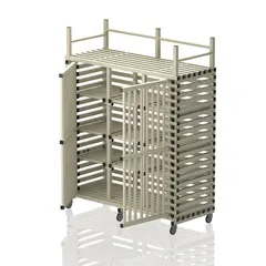 Säilytyskaappi ylätelineellä | Beige 176 x 76 x 227 cm