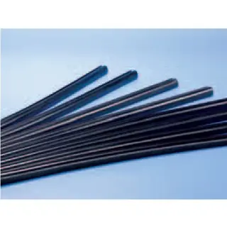 Duraflex gummilister 8 stk svart med lim Børste og rørepinne