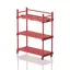 Mobile shelf with hooks MSH1360/600 138 x 60 x 177 cm 