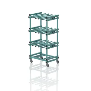 Mobile shelf for lifejackets | Vihreä 169 x 85 x 84 cm