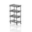 Mobile shelf for lifejackets | Harmaa 169 x 85 x 84 cm 