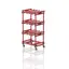 Mobile shelf for lifejackets | Punainen 169 x 85 x 84 cm 