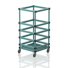 Säilytysvaunu vesinuudeleille 132 cm | Vihreä