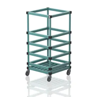 Säilytysvaunu vesinuudeleille 132 cm | Vihreä