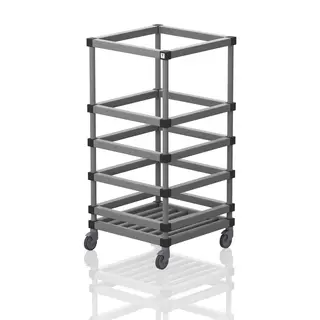 Säilytysvaunu vesinuudeleille 132 cm | Harmaa