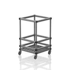 Säilytysvaunu vesinuudeleille 105 cm | Harmaa