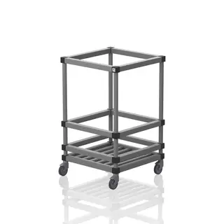 Säilytysvaunu vesinuudeleille 105 cm | Harmaa