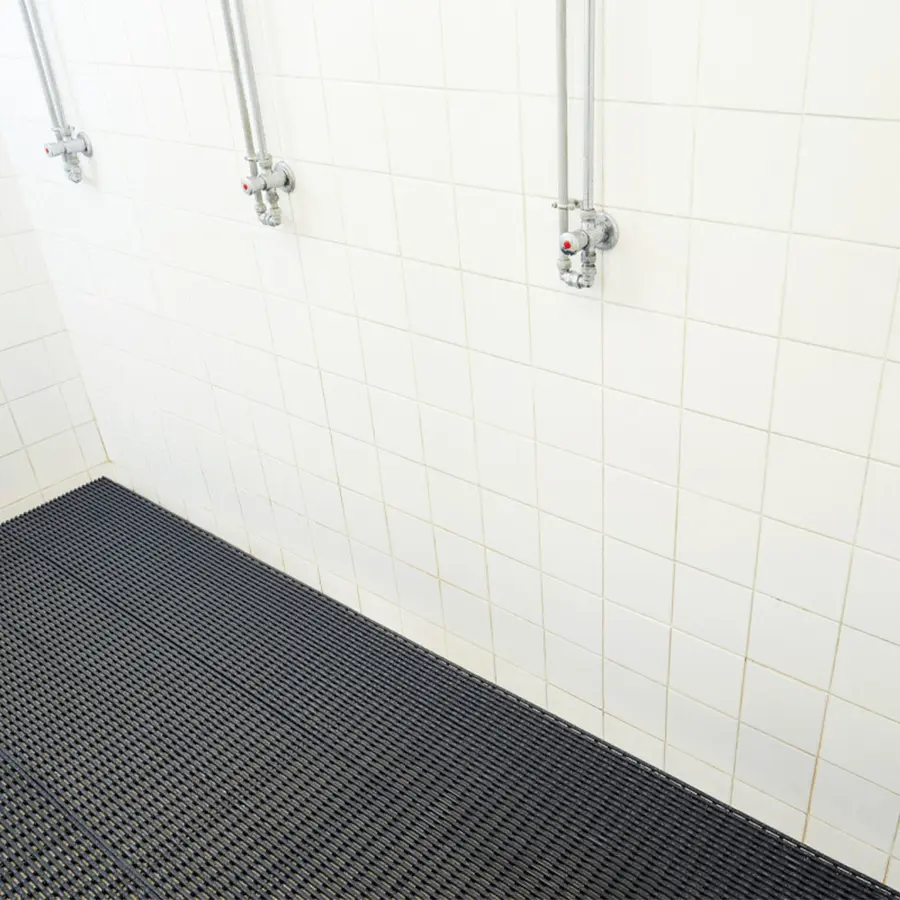 Heronrib | Matto märkätiloihin 1 m 10 m | Vaaleansininen 