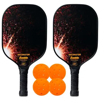 Franklin | Decimator Pickleball-setti 2 Mailaa | 4 Palloa