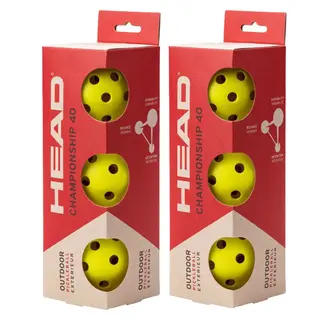 Head | Championship 40 Pickleball-pallo 6 kpl | Outdoor